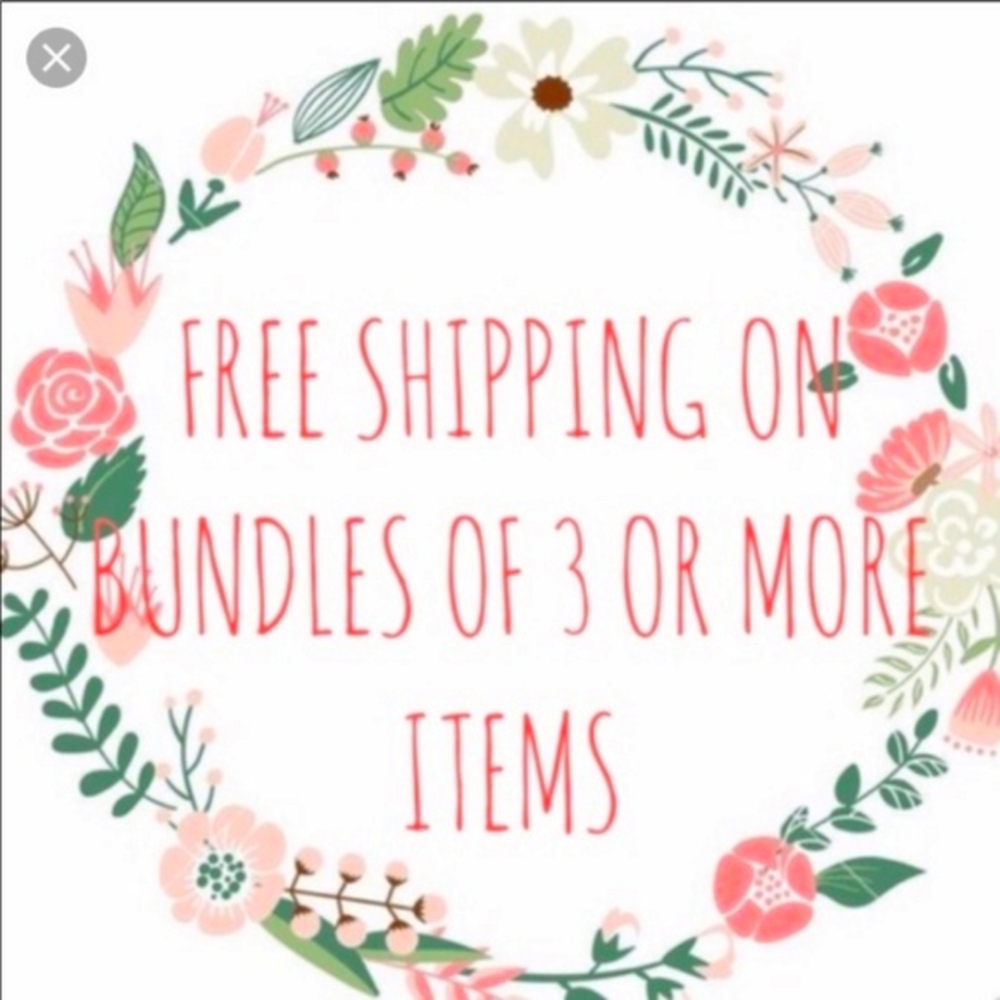 Free shipping on three or more items! ♥️